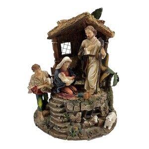 Kurt S Adler Nativity Set Musical "silent night"  Christmas religious RARE